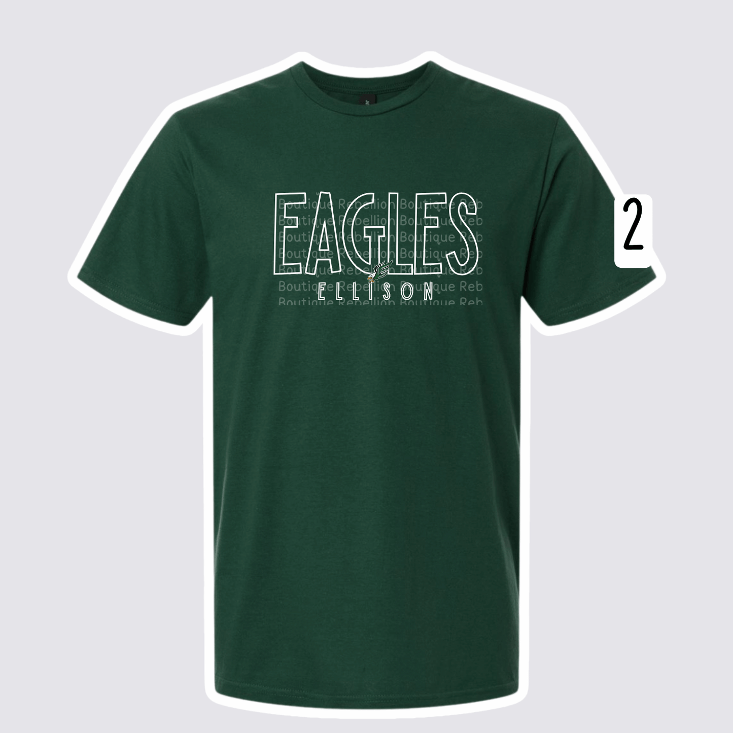 Ellison Eagles 2026 Spirit Wear Exclusive Design 2 Adult Tee, Long Sleeve or Sweatshirt