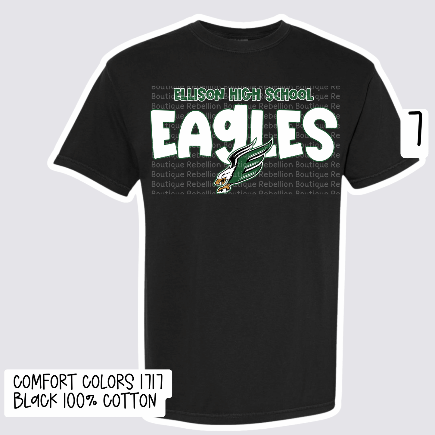 Ellison Eagles 2026 Spirit Wear Exclusive Design 7 Adult Tee, Long Sleeve or Sweatshirt