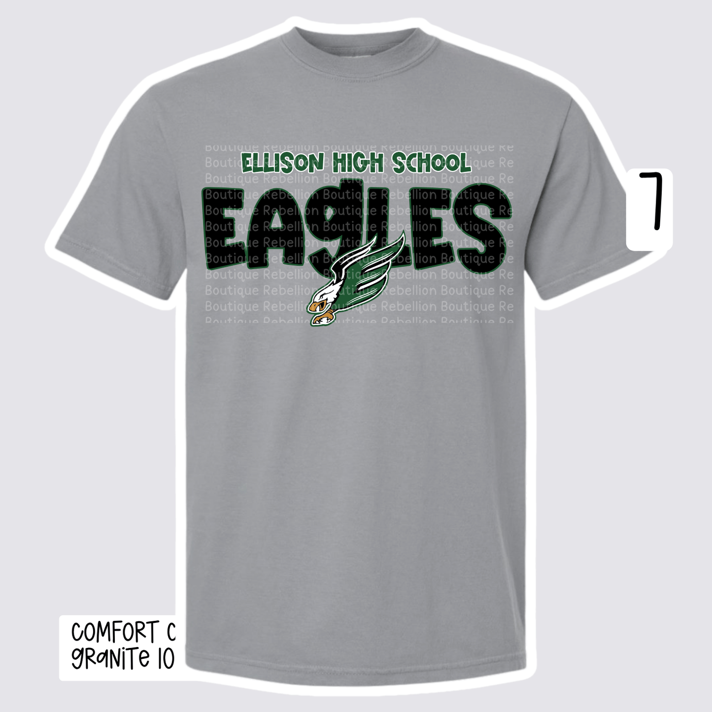 Ellison Eagles 2026 Spirit Wear Exclusive Design 7 Adult Tee, Long Sleeve or Sweatshirt