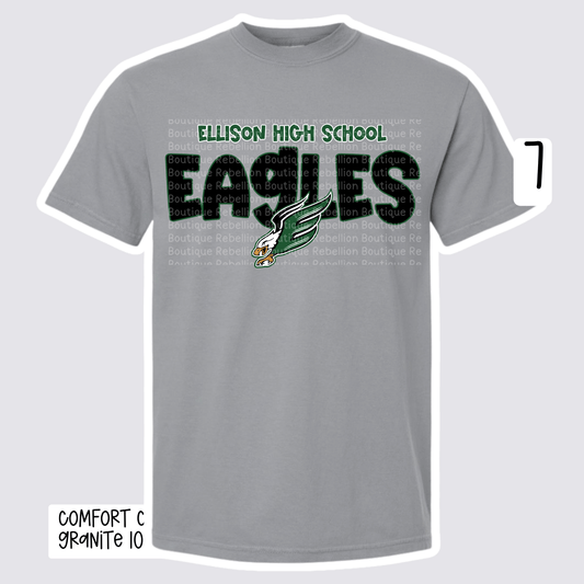Ellison Eagles 2026 Spirit Wear Exclusive Design 7 Adult Tee, Long Sleeve or Sweatshirt
