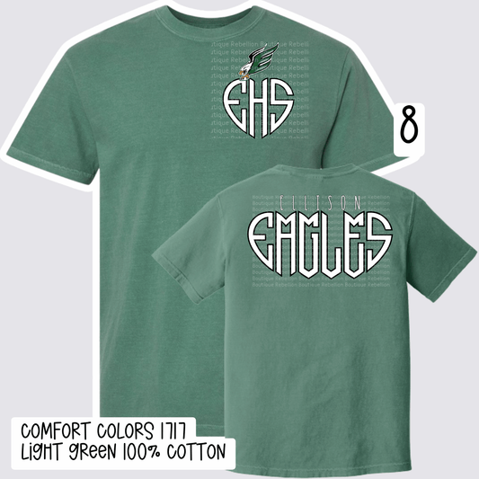 Ellison Eagles 2026 Spirit Wear Exclusive Design 8 Adult Tee, Long Sleeve or Sweatshirt