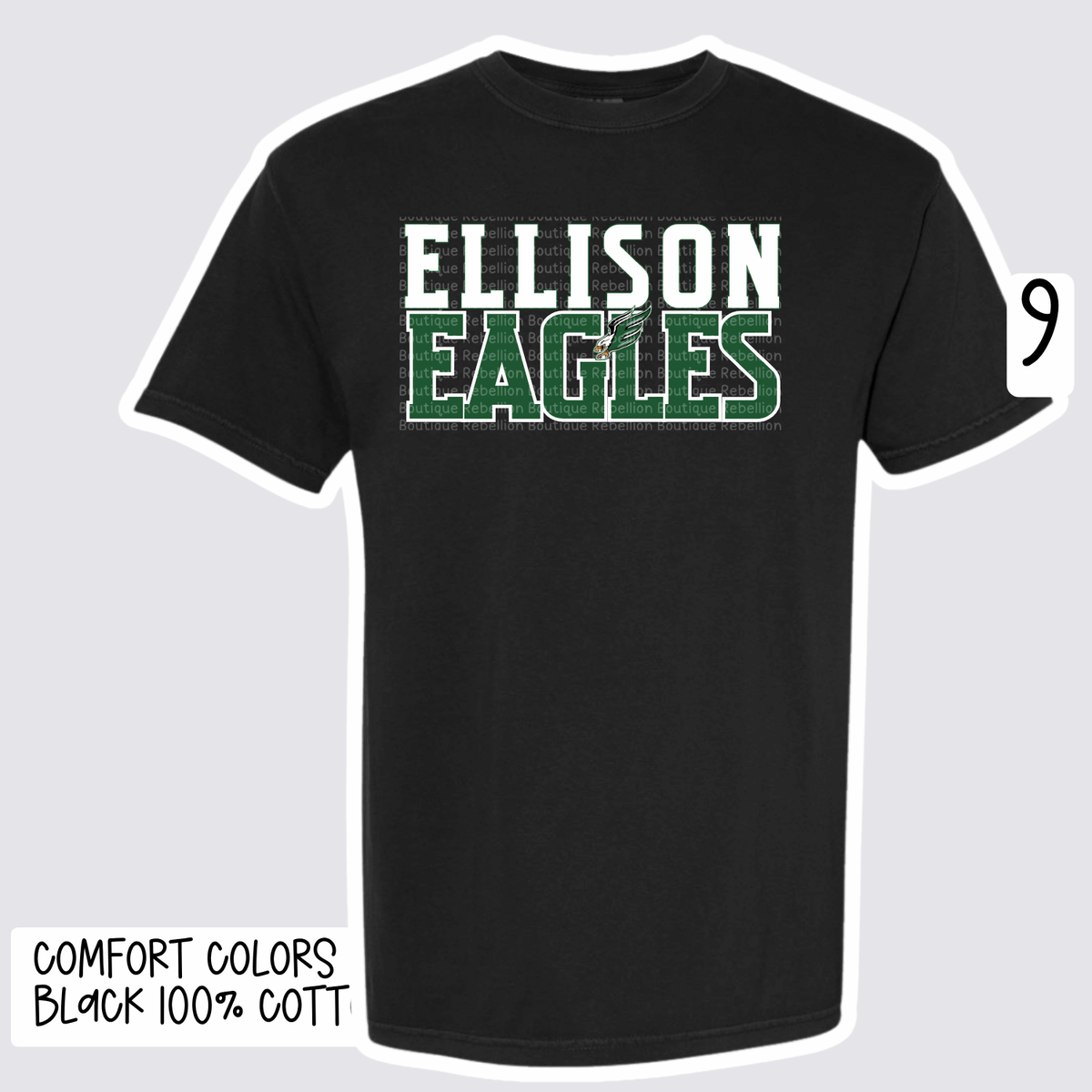 Ellison Eagles 2026 Spirit Wear Exclusive Design 9 Adult Tee, Long Sleeve or Sweatshirt