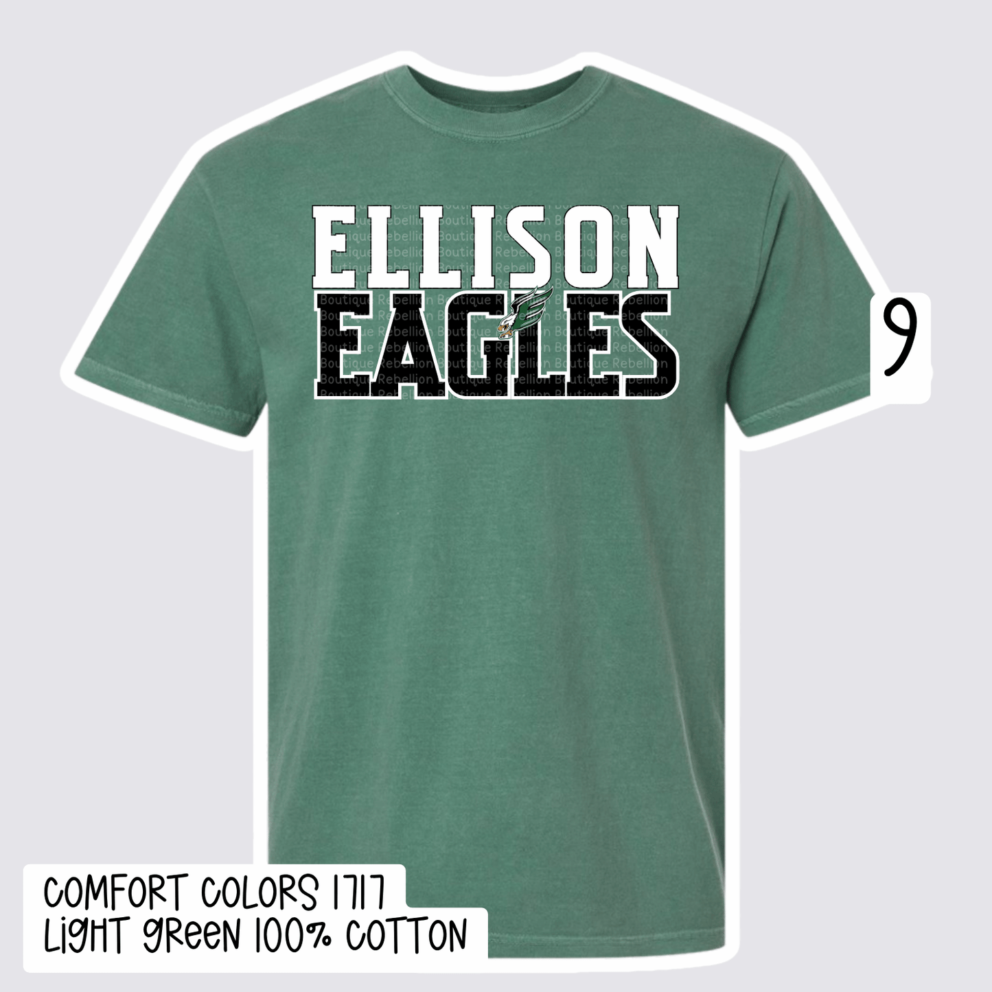 Ellison Eagles 2026 Spirit Wear Exclusive Design 9 Adult Tee, Long Sleeve or Sweatshirt