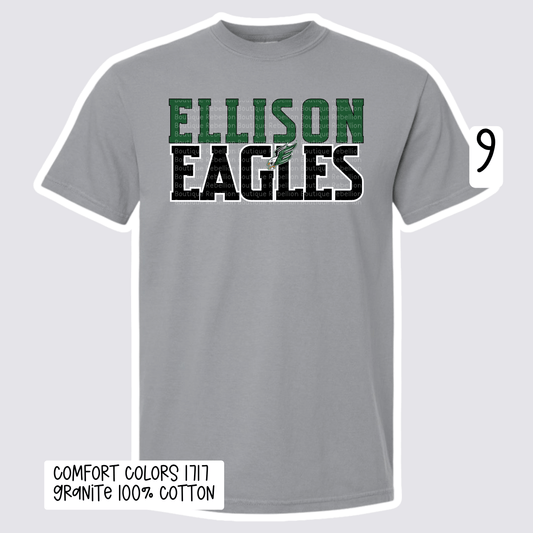 Ellison Eagles 2026 Spirit Wear Exclusive Design 9 Adult Tee, Long Sleeve or Sweatshirt