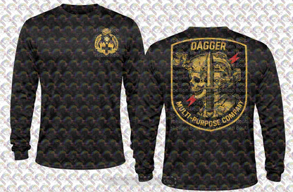 2-5 Cav, 1 ABCT Dagger Company Crewneck Sweatshirt, Long Sleeve or Short Sleeve Shirt