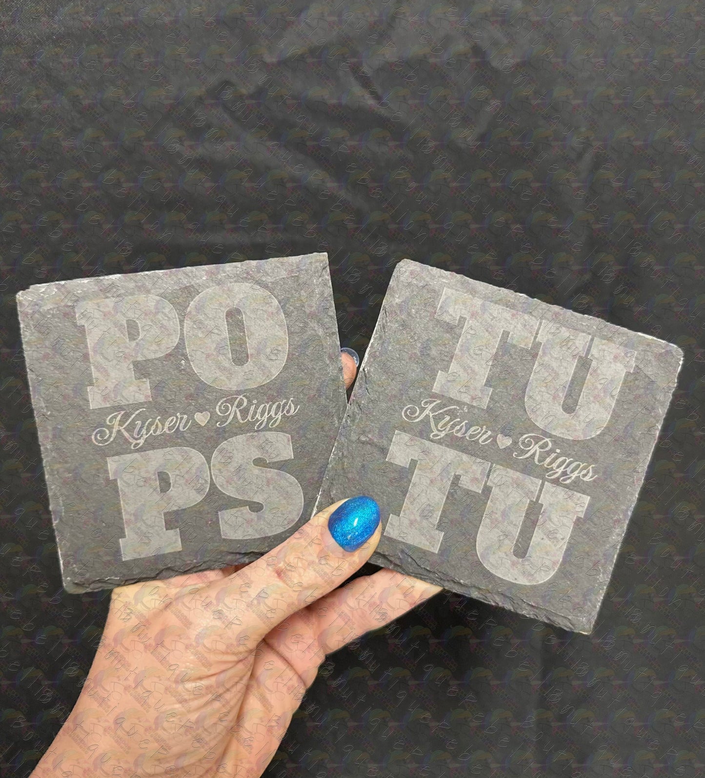 Custom Laser Engraved Coasters