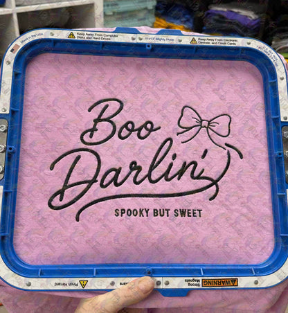 Boo Darlin’ Embroidered Comfort Colors Tee
