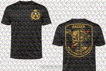 2-5 Cav, 1 ABCT Dagger Company Crewneck Sweatshirt, Long Sleeve or Short Sleeve Shirt