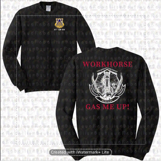 61st QM BN Black Long Sleeve Tee or Sweatshirt