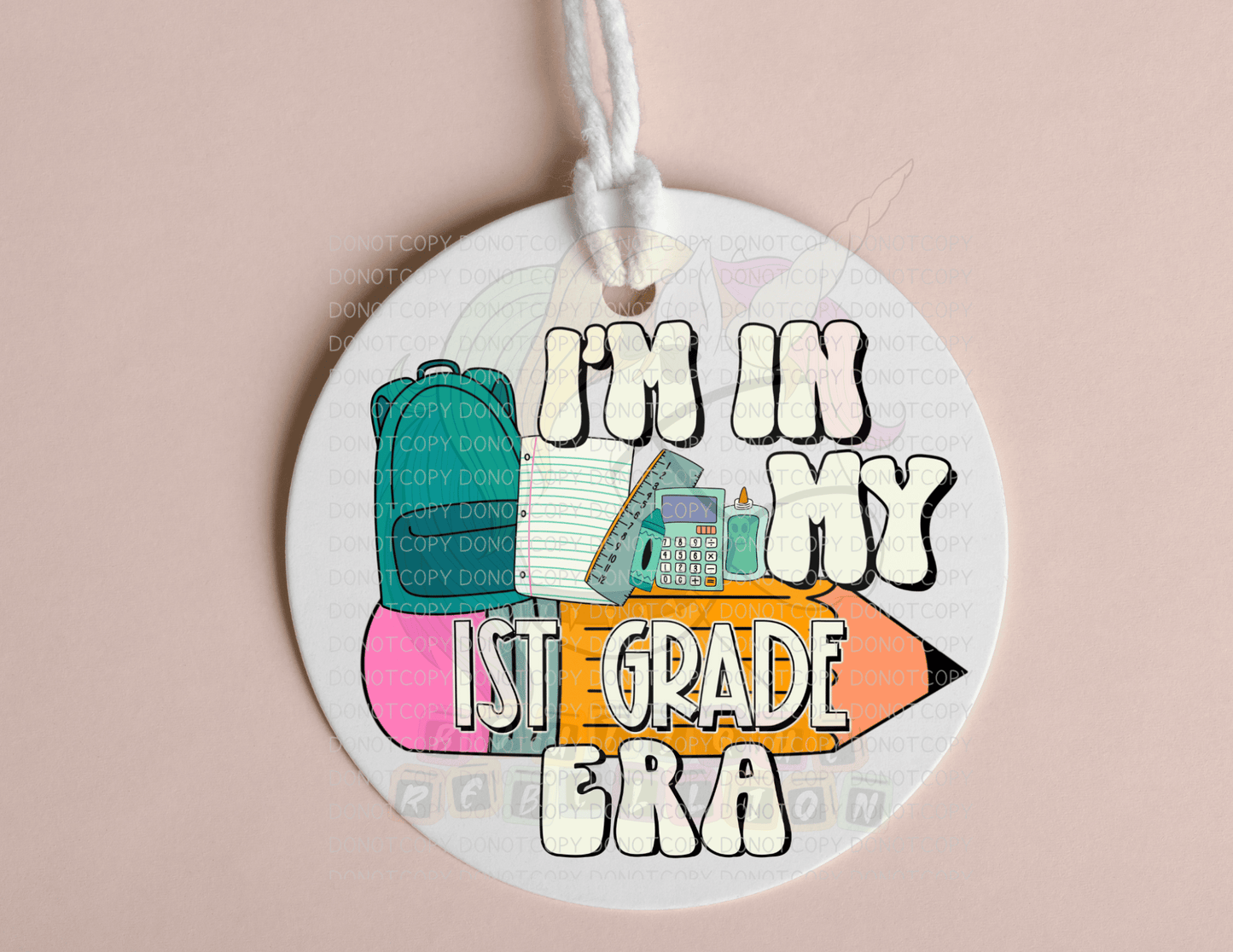 In My Grade Era Green Bag Tags