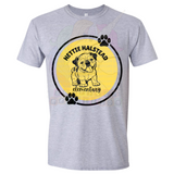 Hettie Halstead Elementary Bulldawgs Round Black & Yellow Crewneck Sweatshirt, Long or Short Sleeve Adult Tee