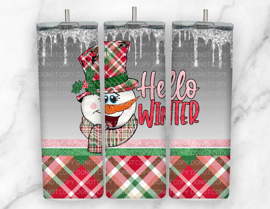 Hello Winter 20oz Tumbler