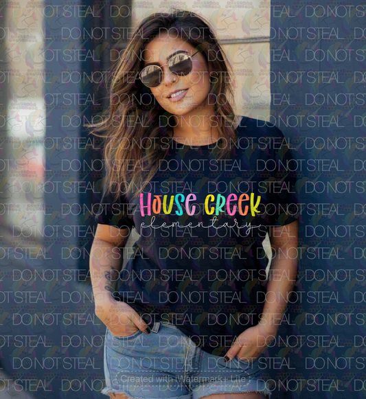 House Creek Elementary Adult Tee