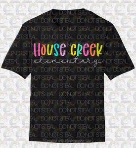 House Creek Elementary Adult Tee