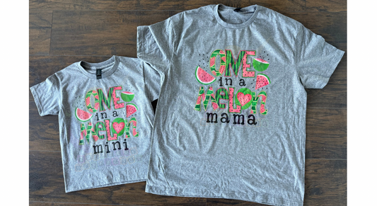 One in a Melon Mama & Mini Tees