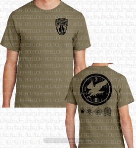 1-7 Cav Blackhawk Tan Short Sleeve Shirt