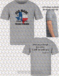 Kerr County #TEXASSTRONG Grey Tee FUNDRAISER