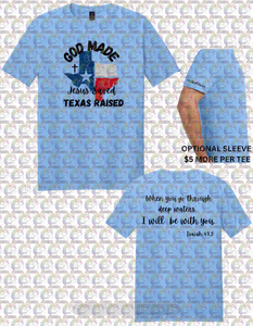 Kerr County #TEXASSTRONG Blue Tee FUNDRAISER
