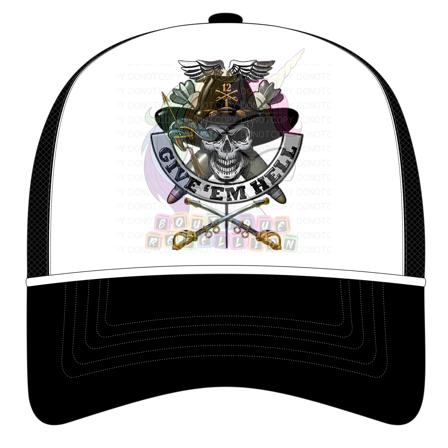 1-12 Cav Chargers Trucker Hat