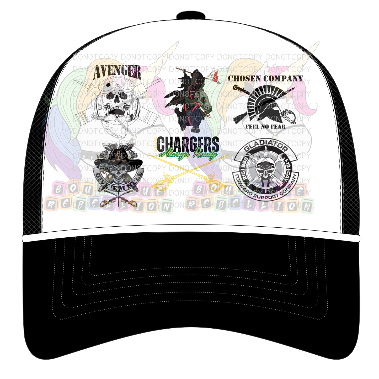 1-12 Cav Chargers Trucker Hat