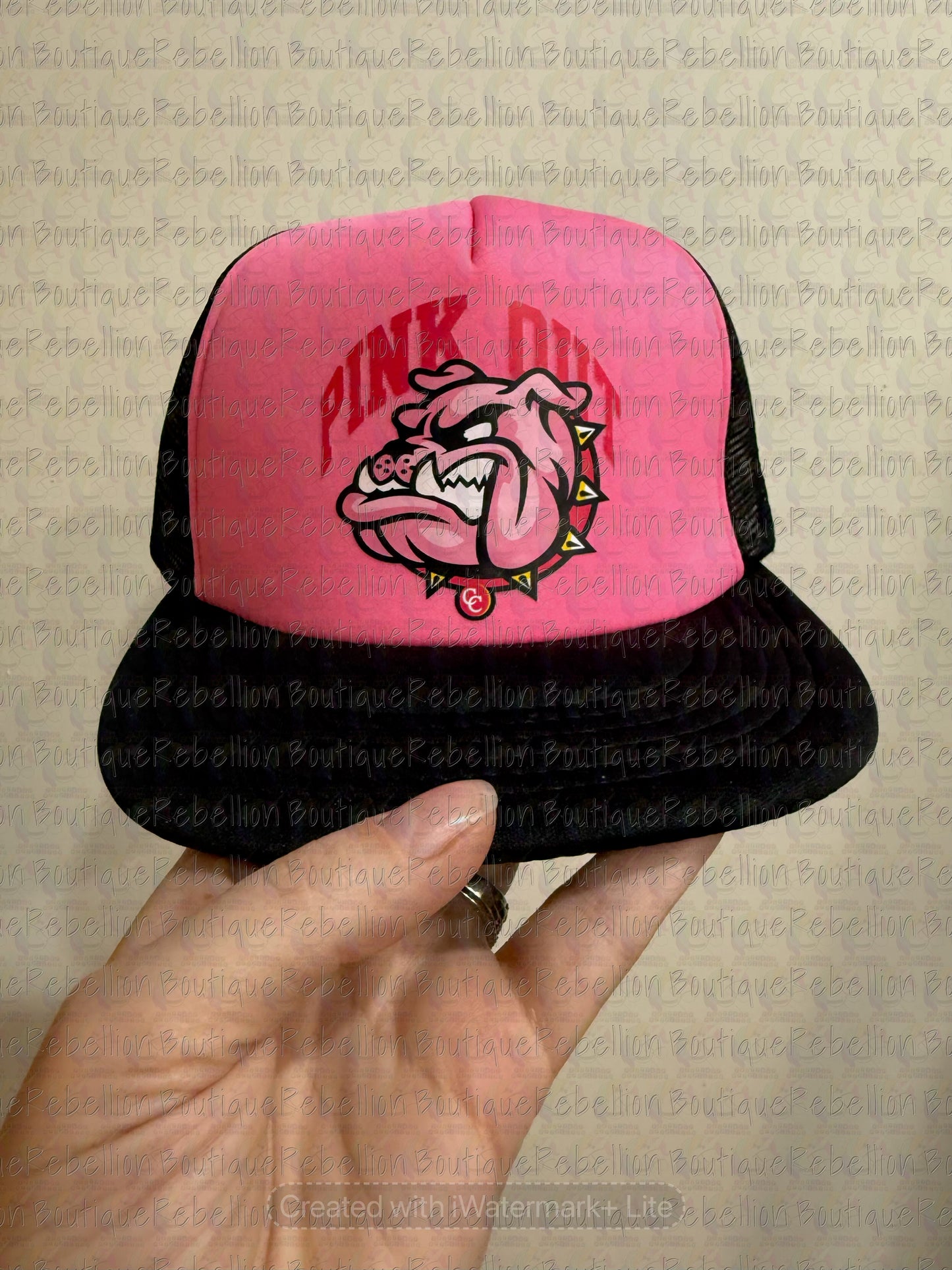 Copperas Cove Bulldawgs PINK OUT Foam Trucker Hat