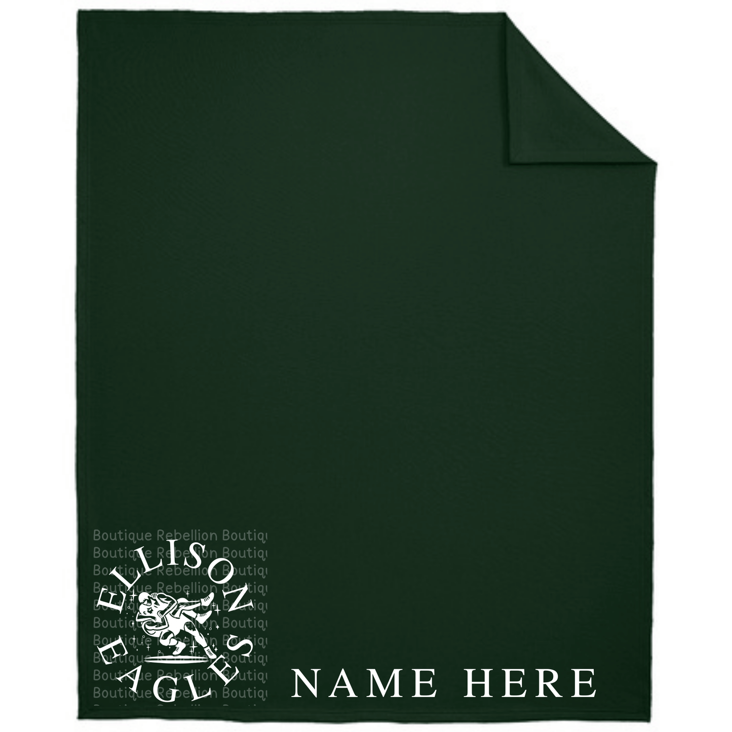 Ellison Wrestling Sweatshirt Blanket