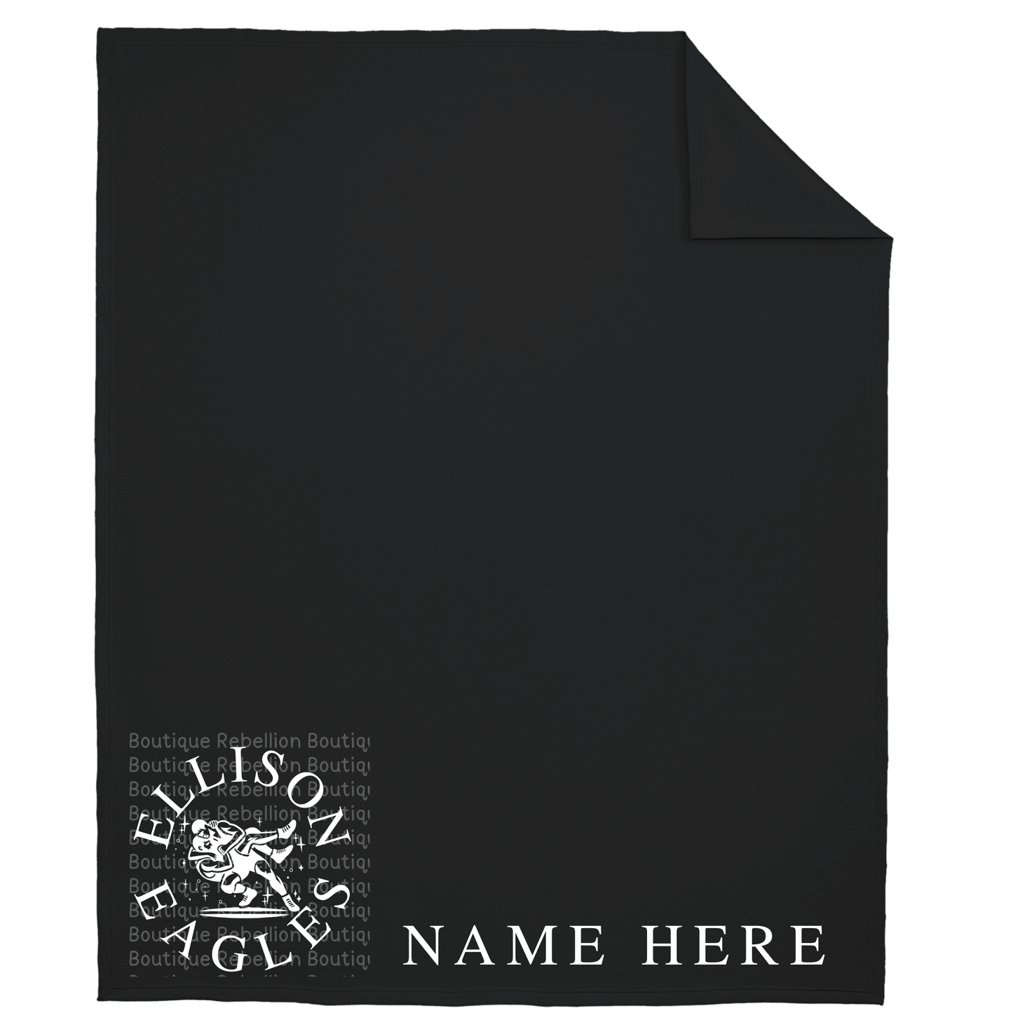 Ellison Wrestling Sweatshirt Blanket