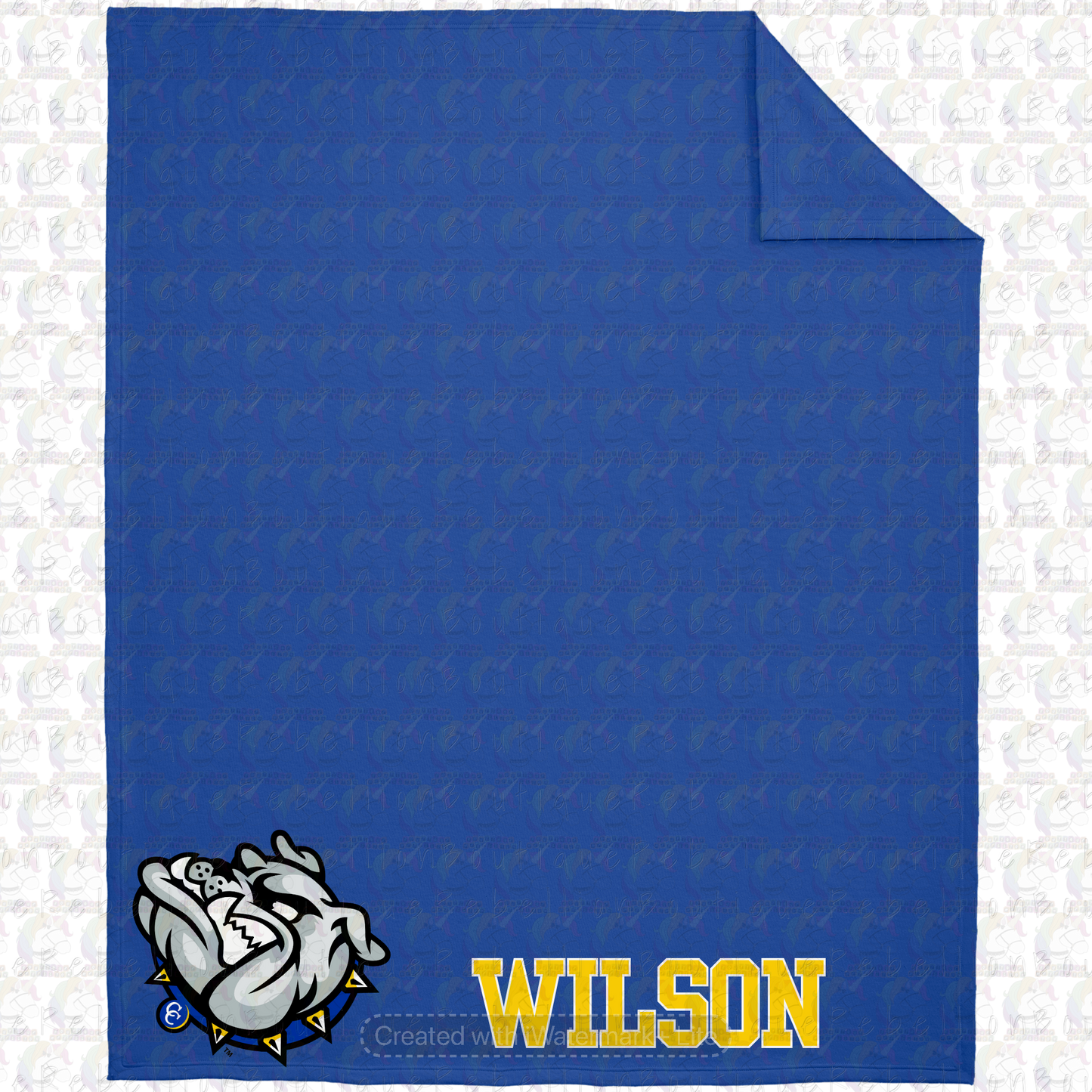 Bulldawgs Sweatshirt Blanket