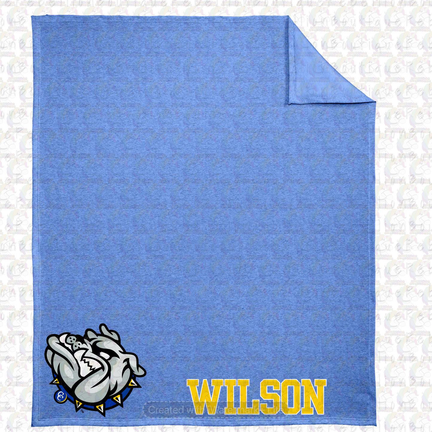 Bulldawgs Sweatshirt Blanket