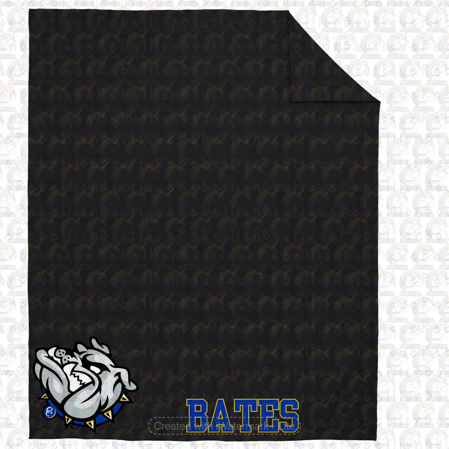 Bulldawgs Sweatshirt Blanket