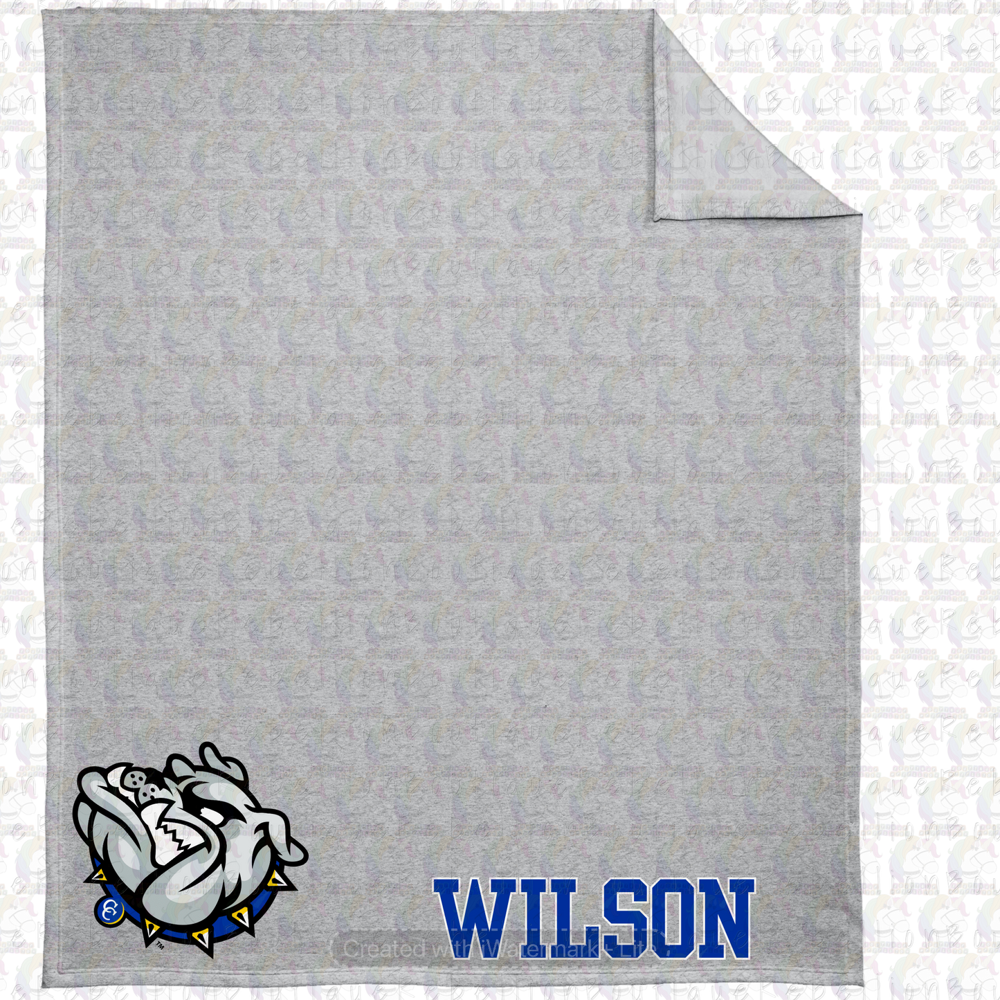 Bulldawgs Sweatshirt Blanket