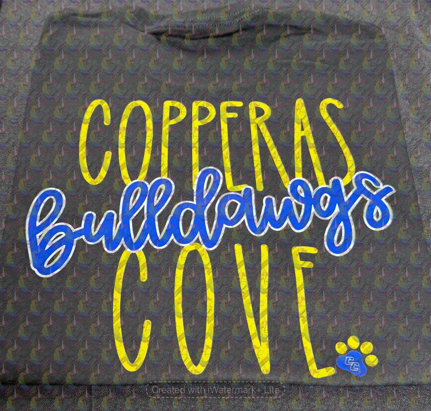 2026-2027 Copperas Cove Bulldawgs Boutique Rebellion Exclusive Design 4 Adult Tee