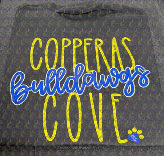 2026-2027 Copperas Cove Bulldawgs Boutique Rebellion Exclusive Design 4 Adult Tee