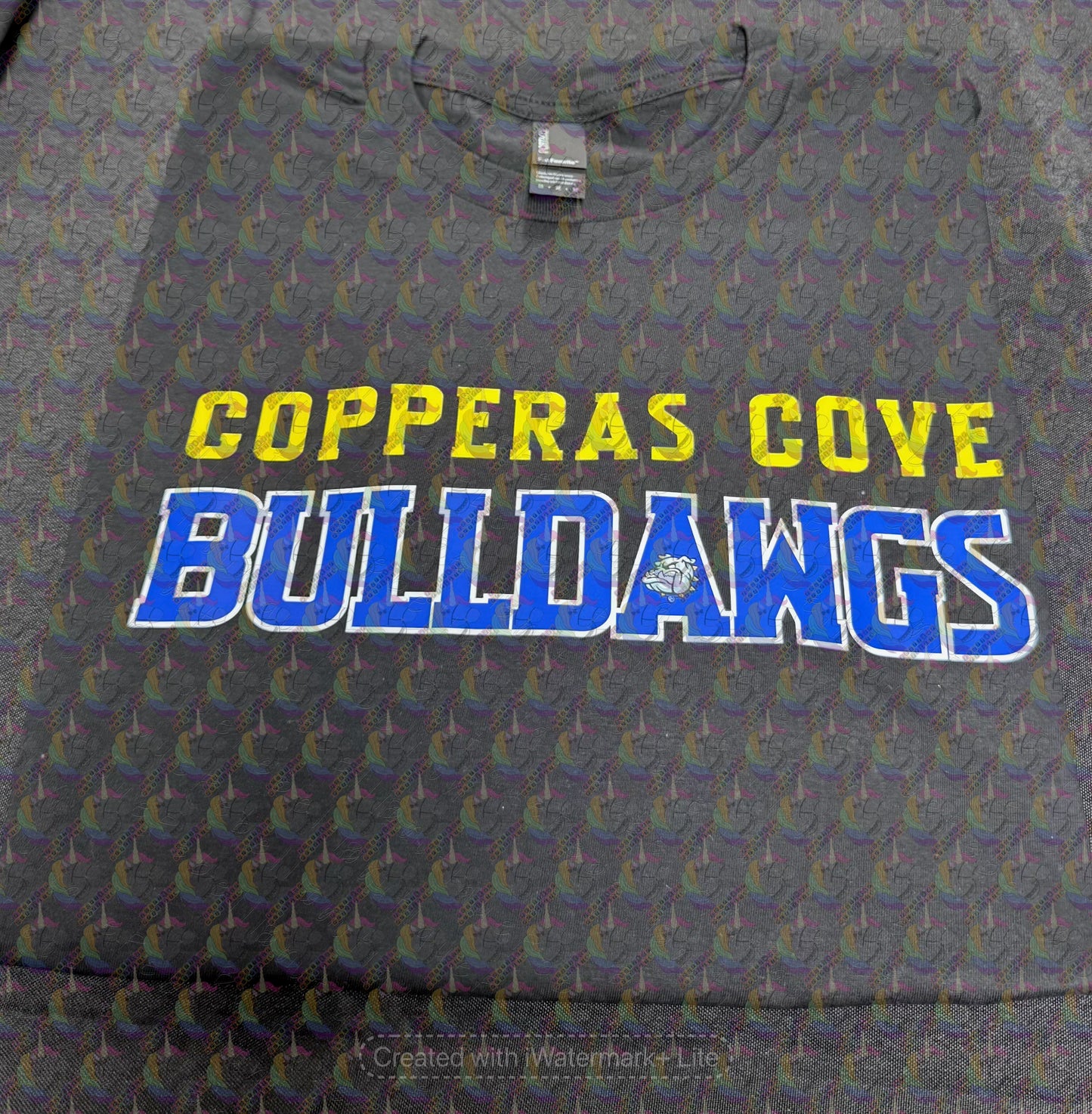 2026-2027 Copperas Cove Bulldawgs Boutique Rebellion Exclusive Design 5 Adult Tee
