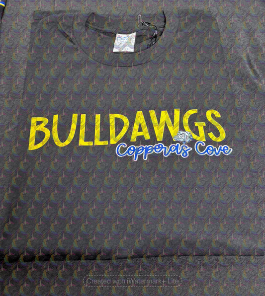 2026-2027 Copperas Cove Bulldawgs Boutique Rebellion Exclusive Design 8 Adult Tee
