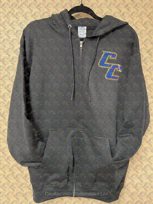 Copperas Cove Bulldawgs Spangle Print Crewneck Sweatshirt, Hoodie, Zip-up Hoodie, Long or Short Sleeve Adult Tee