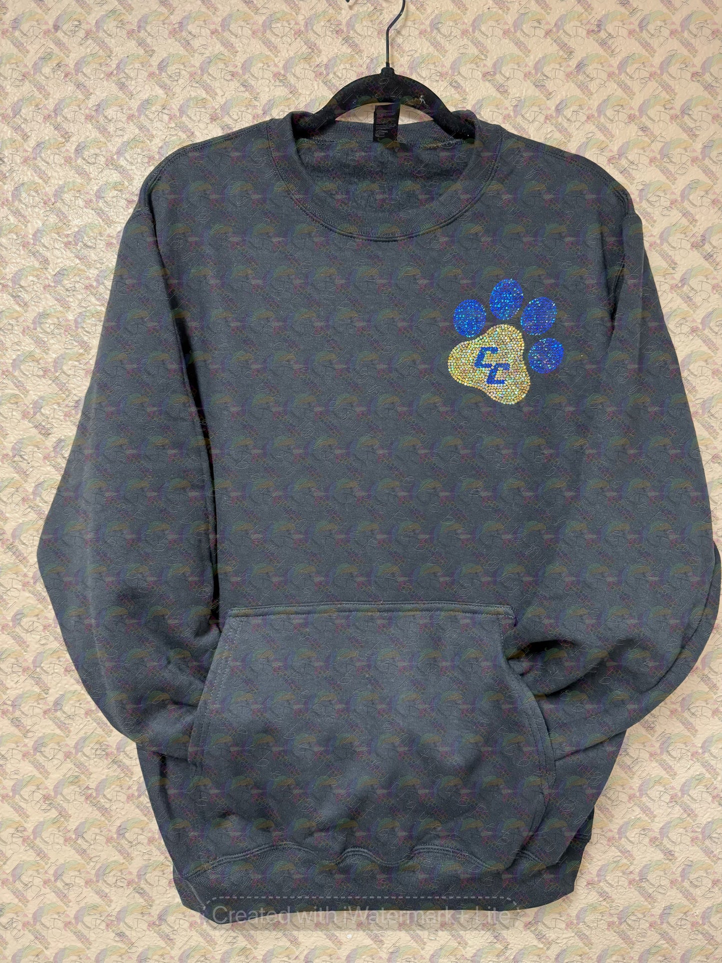 Copperas Cove Bulldawgs Spangle Print Crewneck Sweatshirt, Hoodie, Zip-up Hoodie, Long or Short Sleeve Adult Tee