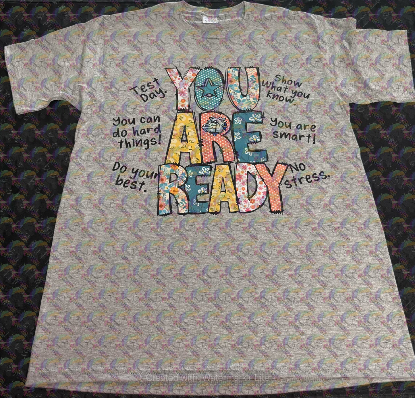 Copperas Cove Bulldawgs You are Ready Test Day Short Sleeve Adult Tee