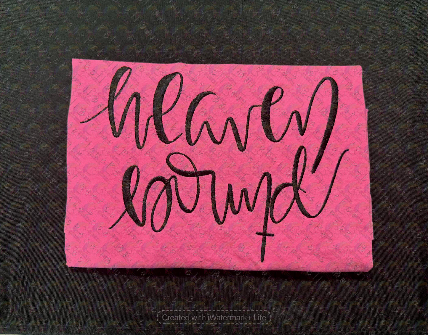 Heaven Bound Embroidered Comfort Colors Tee