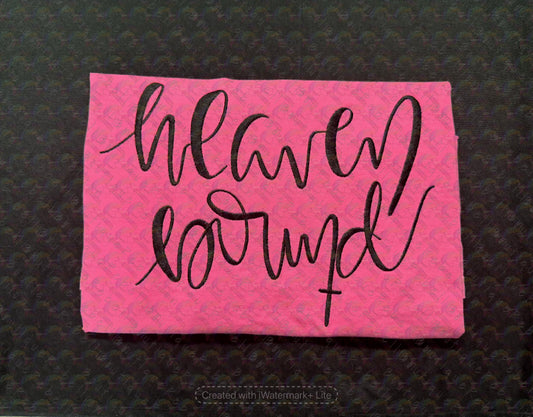 Heaven Bound Embroidered Comfort Colors Tee