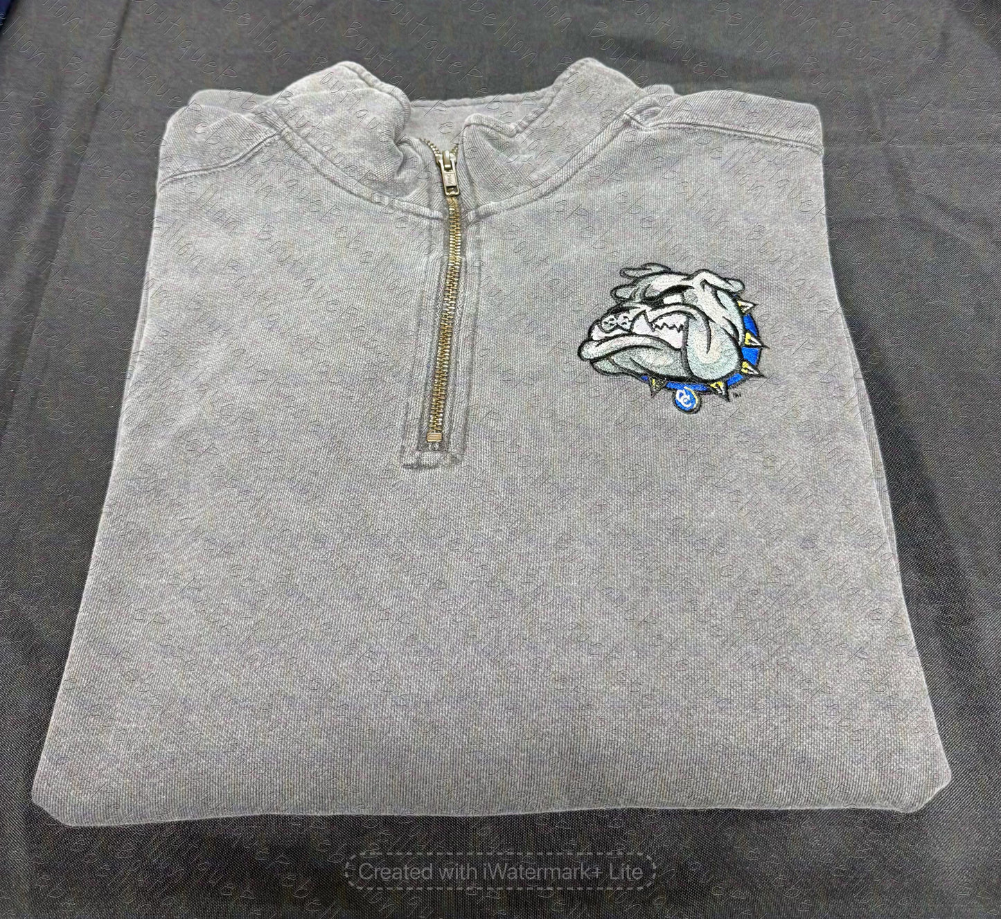 Copperas Cove Logo Embroidered Comfort Colors 1/4 Zip