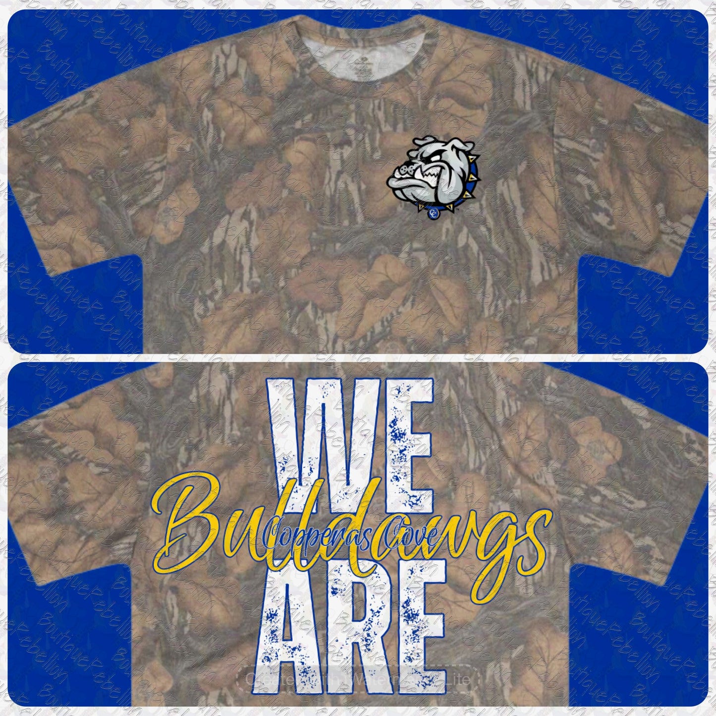 We are the Copperas Cove Bulldawgs Short Sleeve Mossy Oak Adult Tee