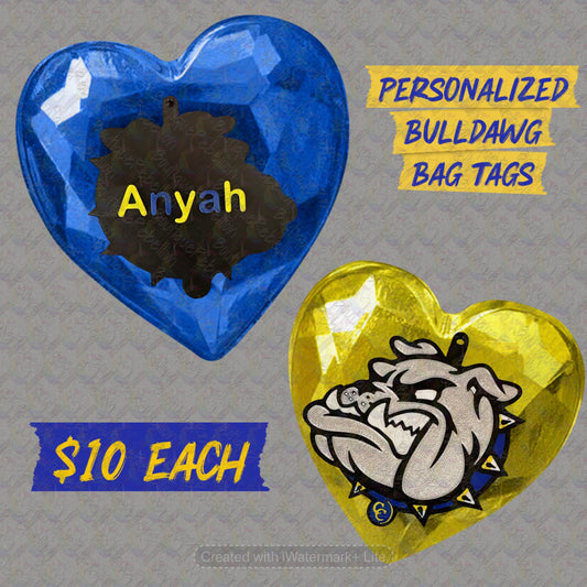 Bulldawgs Custom Bag Tag