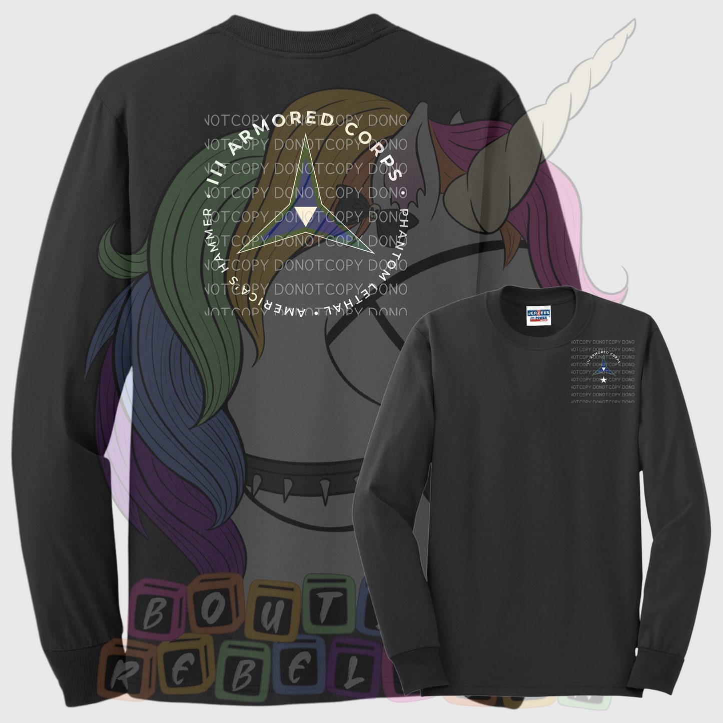 HHBN, III AC PT * COMMAND STAFF * Long Sleeve or Short Sleeve Shirt