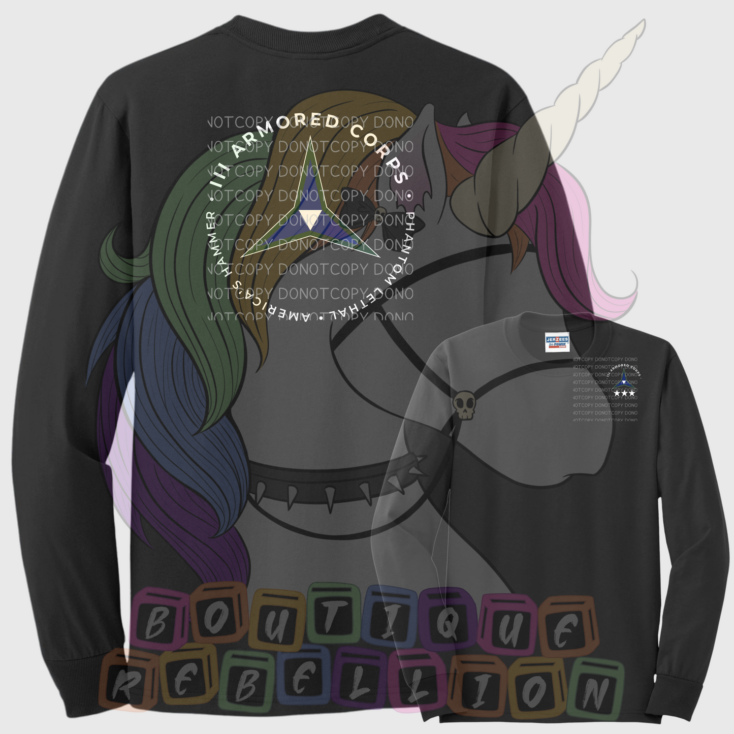 HHBN, III AC PT * COMMAND STAFF * Long Sleeve or Short Sleeve Shirt