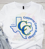 Copperas Cove Bulldogs Cheer or Football Cotton Toddler Tee