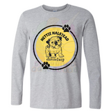 Hettie Halstead Elementary Bulldawgs Round Black & Yellow Crewneck Sweatshirt, Long or Short Sleeve Adult Tee