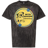 Hettie Halstead Elementary Bulldawgs Round Blue & Yellow Crewneck Sweatshirt, Long or Short Sleeve Adult Tee