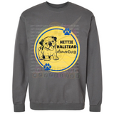 Hettie Halstead Elementary Bulldawgs Round Blue & Yellow Crewneck Sweatshirt, Long or Short Sleeve Adult Tee