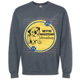 Hettie Halstead Elementary Bulldawgs Round Blue & Yellow Crewneck Sweatshirt, Long or Short Sleeve Adult Tee